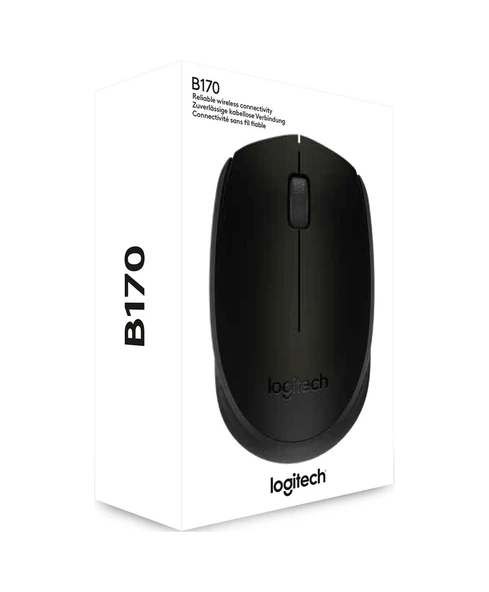 Logitech B170 Kablosuz Optik Mouse Siyah - Resim 5