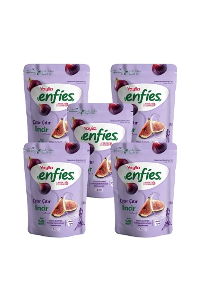 Yayla Enfies Freeze Dried İncir 20 g x 5 Adet ürün görseli 1