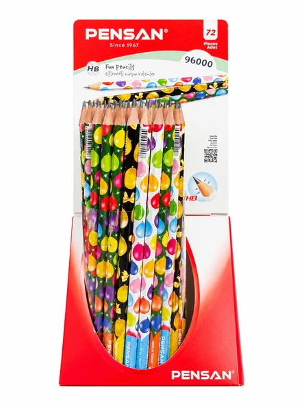 PANSAN BALON DESENLİ KURŞUN KALEM (96000) ürün görseli 1