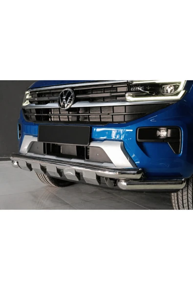 ROAL TUNİNGVolkswagen 2022+ Amarok Shark Ön Tampon Koruma Demiri Krom ürün görseli 1