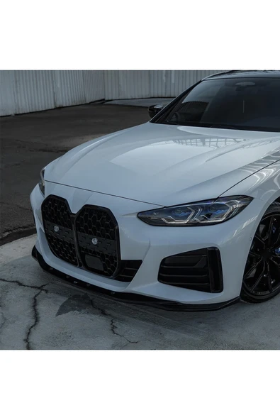 ROAL TUNİNGBMW i4 / 4 Serisi M-Pack / M440i G26 Grand Coupe 2021+ Modelleriyle Uyumlu Ön Tampon Lip ürün görseli 1