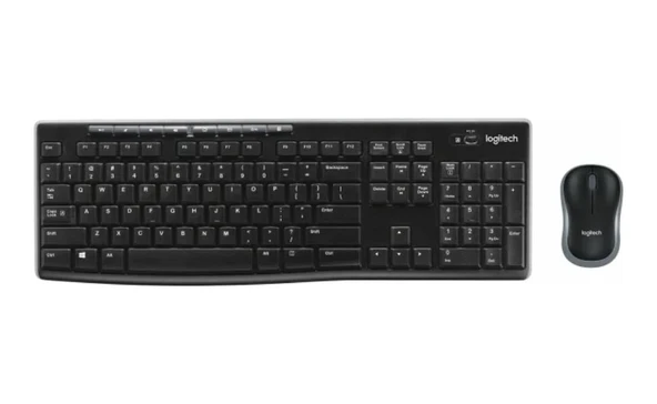 Logitech MK270 Kablosuz USB Türkçe Q Klavye Mouse Seti Siyah ürün görseli 1