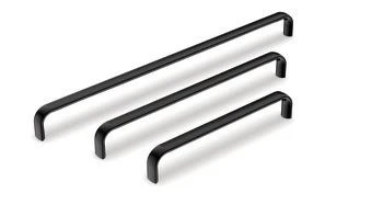 UMBERTO III Kulp mat siyah 224mm ürün görseli 1