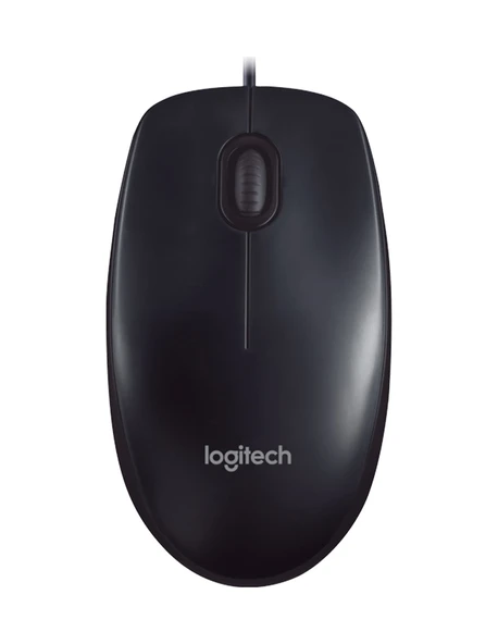 Logitech M90 USB Optik Kablolu Mouse Siyah ürün görseli 1