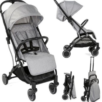 Chicco Trolley Me Bebek Arabası Light Grey - Resim 3