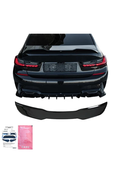 ROAL TUNİNGBMW 3 Serisi M-Pack / M340i G20 Sedan 2018+ / BMW M3 G80 Sedan 2022+ MODEL SPOİLER RÜZGARLIK ürün görseli 1