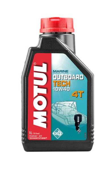 Motul Marin 4 Zamanlı 10w40 Deniz Motoru Yağı 1 Litre ürün görseli 1