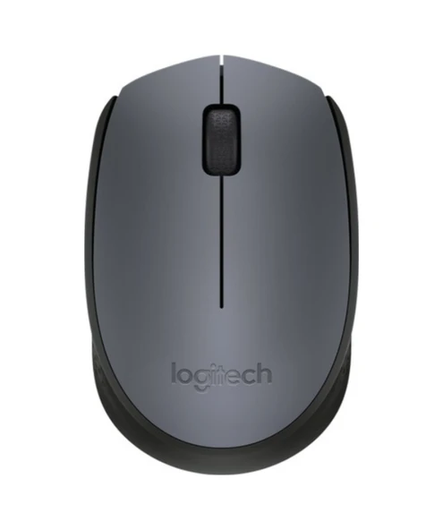 Logitech M170 Kablosuz USB Alıcılı Optik Mouse Gri - Siyah ürün görseli 1