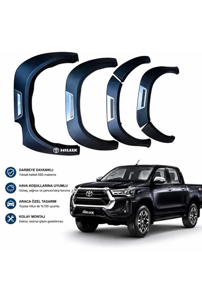 ROAL TUNİNGToyota Hilux 2021+ Birebir Uyumlu İthal Uzun Dodik ürün görseli 1