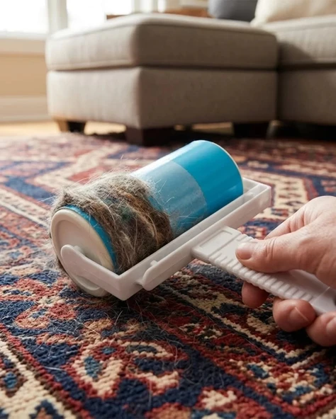 Nevamel® Çok Amaçlı Tüy Temizleme Rulosu Kedi Köpek Tüyü Toz ve Saç Toplama Aparatı ürün görseli 1