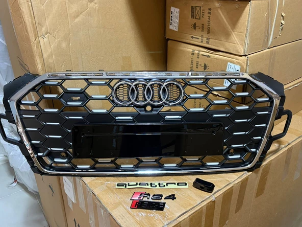 Audi A4 Rs4 Ön Panjur Krom Çerçeve b9,5 2020+ Sonrası Uyumlu ürün görseli 1
