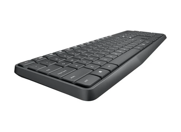 Logitech MK235 Multimedya Q Klavye Mouse Set Siyah - Resim 4