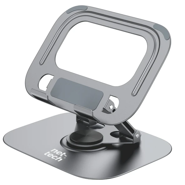 Nettech NT-LS01 360 Derece Dönebilen Katlanabilir Alüminyum Laptop ve Tablet Standı ürün görseli 1