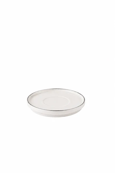 Kütahya Porselen Bone Desire Çay Tabağı 12cm Platin Yaldızlı Tekli ürün görseli 1