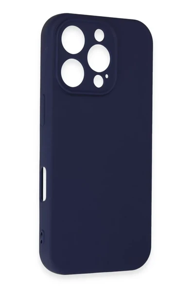 Newface Apple iPhone 16 Pro Kılıf First Silikon - Lacivert - Resim 2