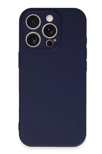 Newface Apple iPhone 16 Pro Kılıf First Silikon - Lacivert - Resim 3