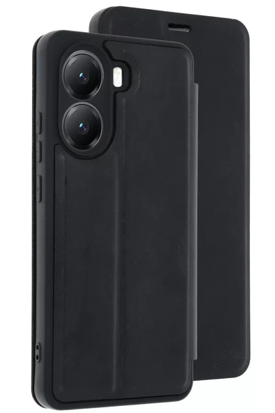Newface Xiaomi Poco X7 Pro Kılıf Flip Cover - Siyah ürün görseli 1