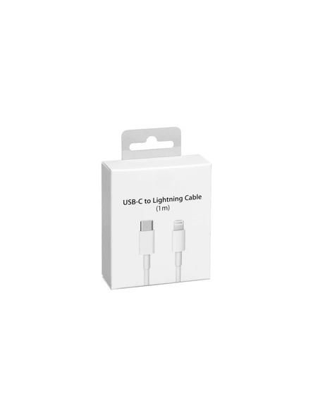Apple Iphone X-Xs-11-11 Pro- 11PROMAX-12-13 Uyumlu Lightning Hızlı Şarj Kablosu 1 Metre USB C Lightning Şarj Kablosu ürün görseli 1