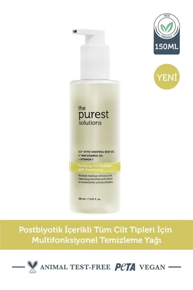 The Purest Solutions Postbiyotik içerikli Multifonksiyonel Arındırıcı Temizleme Yağı 150 ml ürün görseli 1