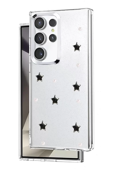Newface Samsung Galaxy S25 Ultra Fiyonk Desenli Kapak - Desen 7 ürün görseli 1
