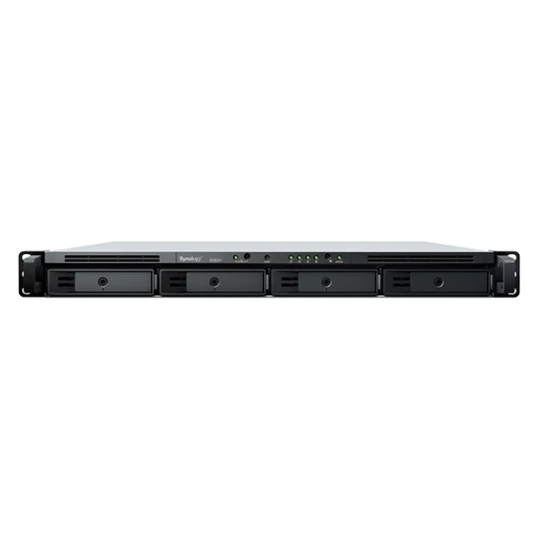 SYNOLOGY 4diskli Ryzen V1500B-2GB RAM-4-Gigabit Rack Nas Server RS822 PLUS ürün görseli 1