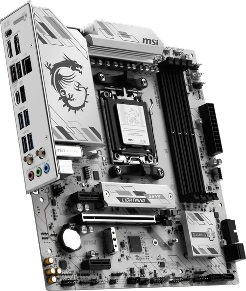 MSI B850M GAMING PLUS WIFI6E DDR5 HDMI-DP TYPEC PCIE 5.0 AM5 mATX ürün görseli 1