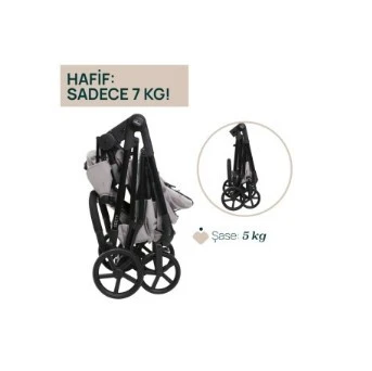 Chicco Seety Çift Yönlü Bebek Arabası - Florence Beige - Resim 4