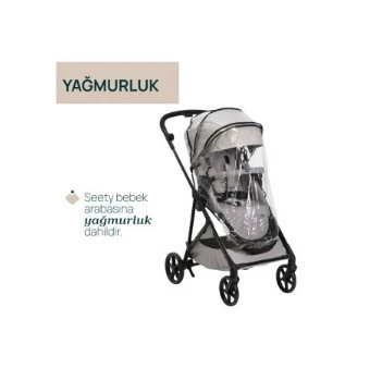 Chicco Seety Çift Yönlü Bebek Arabası - Florence Beige - Resim 7