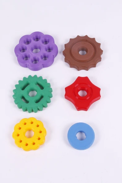 PAPAYA Montessori Renk ve Şekil Eşleştirme Oyunu 1+ Yaş Eğitici Oyuncak Zeka ve Motor Gelişim Seti - Resim 5