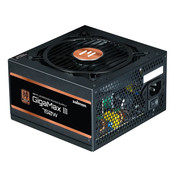 ZALMAN 750w 80+ Bronze ZM750-GV3 (GigaMaxIII 750W) PCIe 5.0 Power Supply ürün görseli 1