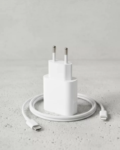 Nevamel® iPhone 14 13 12 11 XR XS Max 20W Lightning Şarj Adaptörü Kablo Dahil ürün görseli 1