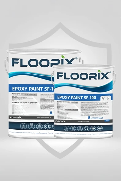 Floorix Epoxy Paint SF-100 - Kırmızı 20kg ürün görseli 1
