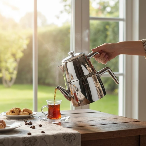 Çaydanlık Takımı Time Tea Inox ürün görseli 1