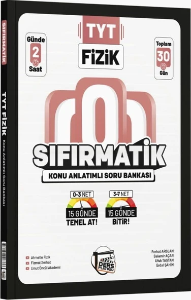 TYT Fizik Sıfırmatik Konu Anlatımlı Soru Bankası Ders Platosu ürün görseli 1