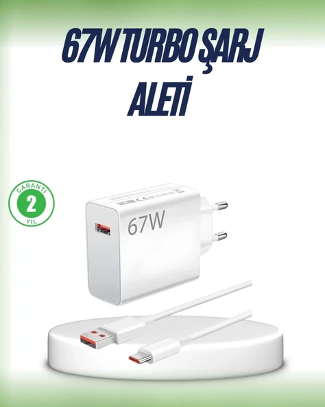 Nevamel® 67 Watt Çift Turbo Şarj Adaptörü  Reno 4 5 6 Uyumlu ürün görseli 1