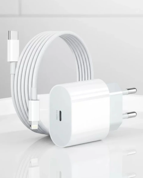 Nevamel® iPhone 12 11 XR XS X 8 Plus 7 20W PD Lightning Hızlı Şarj Adaptörü ürün görseli 1