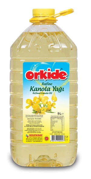 ORKİDE KANOLA YAĞI 5 L ürün görseli 1