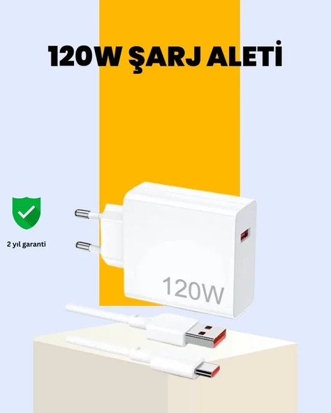 Nevamel® 120 Watt Type C Hızlı Şarj Cihazı  Reno 4 5 6 Uyumlu ürün görseli 1