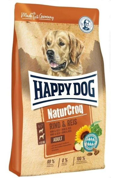 Happy Dog NaturCroq Biftekli Yetişkin Köpek Maması 15Kg ürün görseli 1