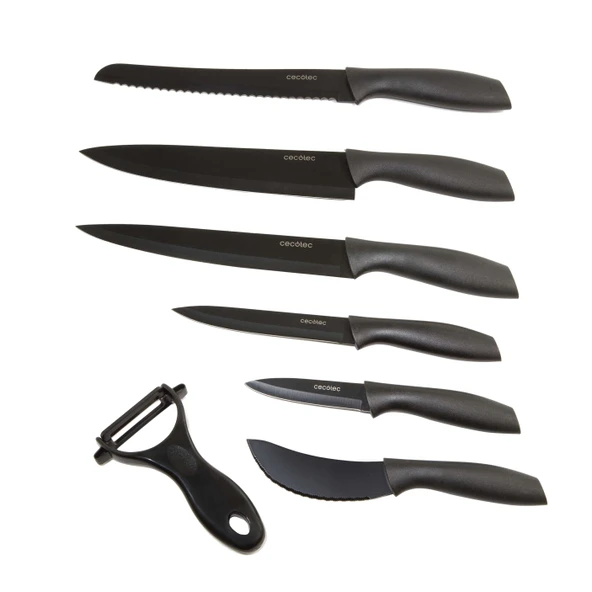 Cecotec Set 7 Cuchillos Titanium 7'li Profesyonel Mutfak Bıçak Seti ürün görseli 1