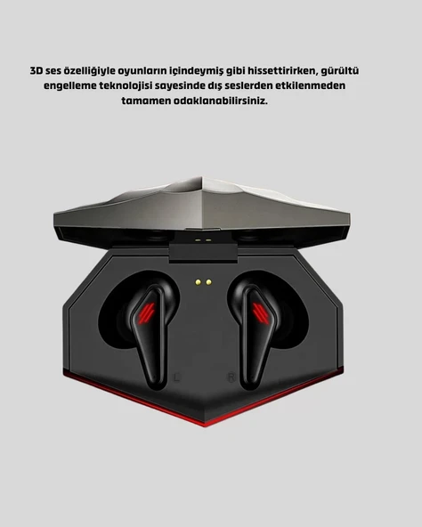 Nevamel® Profesyonel Oyun İçin Bluetooth Kulaklık - Resim 3