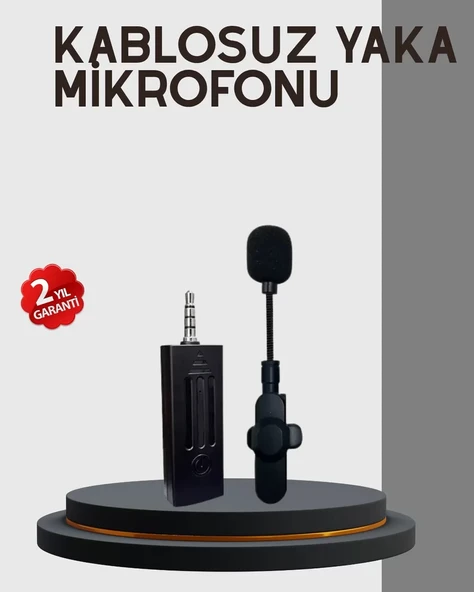 Nevamel® 20 Metre Menzilli Kablosuz Yaka Mikrofonu Gürültü Engelleyici ürün görseli 1