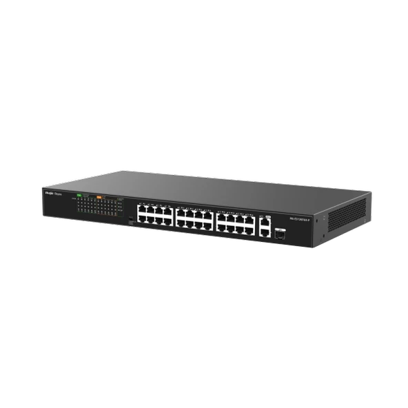 Ruijie Reyee RG-ES126FGS-P 24 Port 10/100/1000 Mbps Gigabit PoE Switch ürün görseli 1
