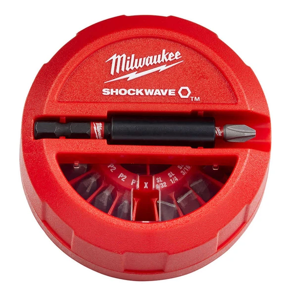 Milwaukee Shockwave Impact Duty Bits Uç Seti 15 Parça ürün görseli 1