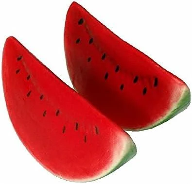 Yapay Meyve Karpuz Dilimi 15*7cm Köpük Malzeme 1 Dilim ürün görseli 1