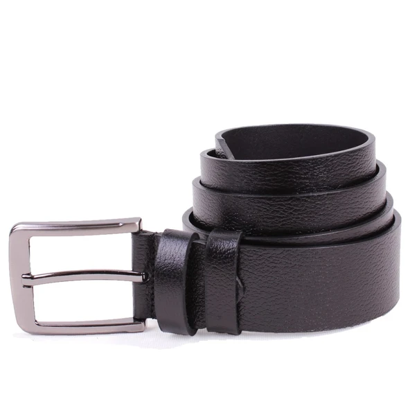 Dagoster DMK26-464DG Siyah 4 cm Hakiki Deri Erkek Kemer ürün görseli 1