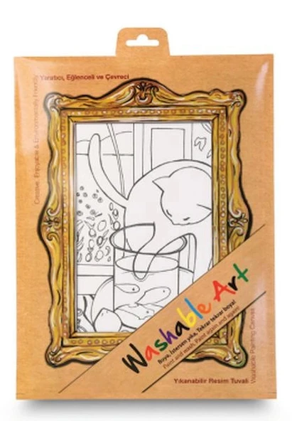 Funny Mat - Henrı Matısse The Cat Wıth Red Fısh 25 X 35 Cm ürün görseli 1
