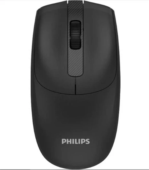 Philips SPK7398B 1600DPI Kablosuz Sessiz Optik Siyah Mouse ürün görseli 1