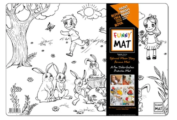 Funny Mat- Tşanlar - 33,5x48cm ürün görseli 1