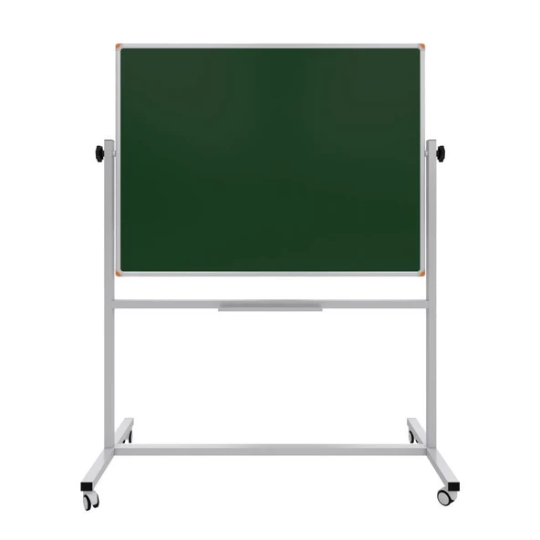 Emaye Yüzey 360° Dönerli Mobil Yazı Tahtası 90x120cm Yeşil ürün görseli 1